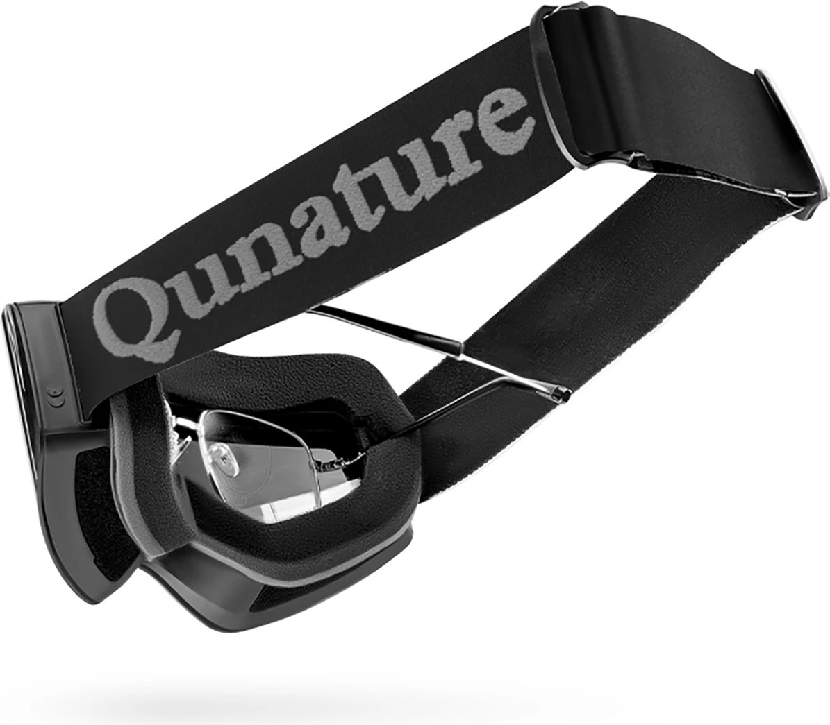 Syze skijimi Qunature Black pa kornizë, të zeza