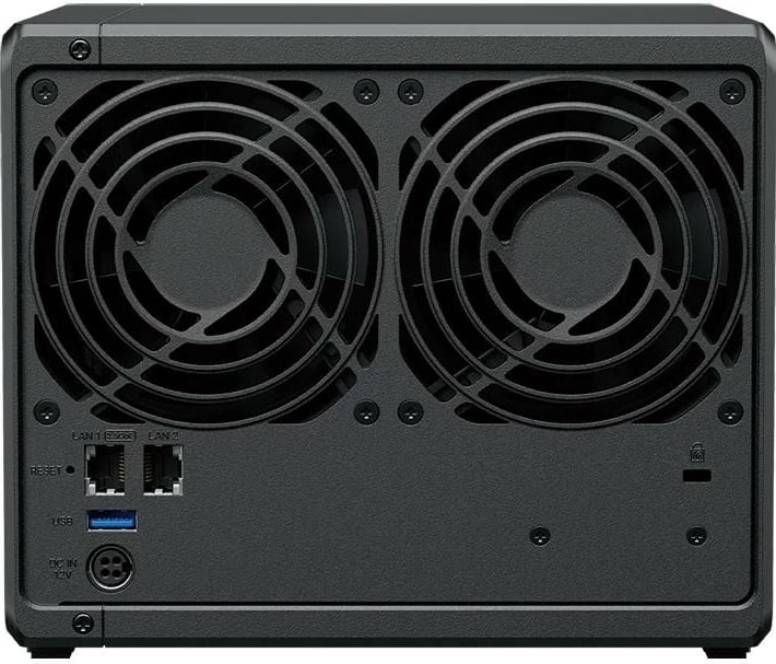 NAS Synology DS425+, 2GB RAM, 6 disqe, USB 3.2, RJ-45