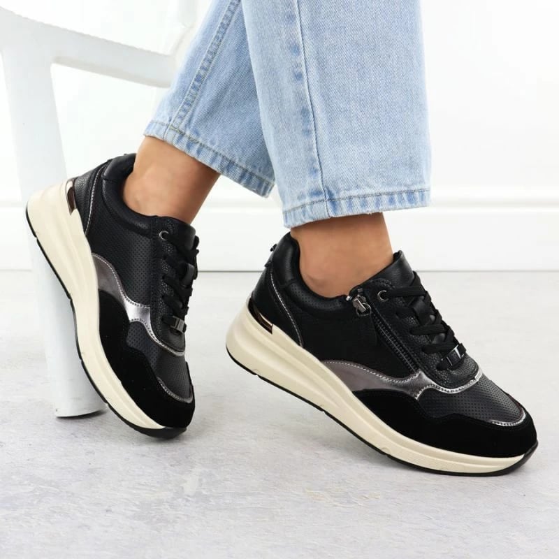 Këpucë femra Filippo DP7105/25, të zeza