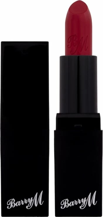 Buzëkuq për femra Barry M Satin Lip Paint Oomph e kuqe 3,5g