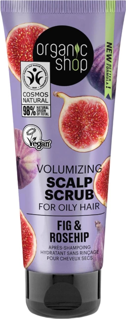 Skrab për skalp unisex Organic Shop Fig & Rosehip, 75ml