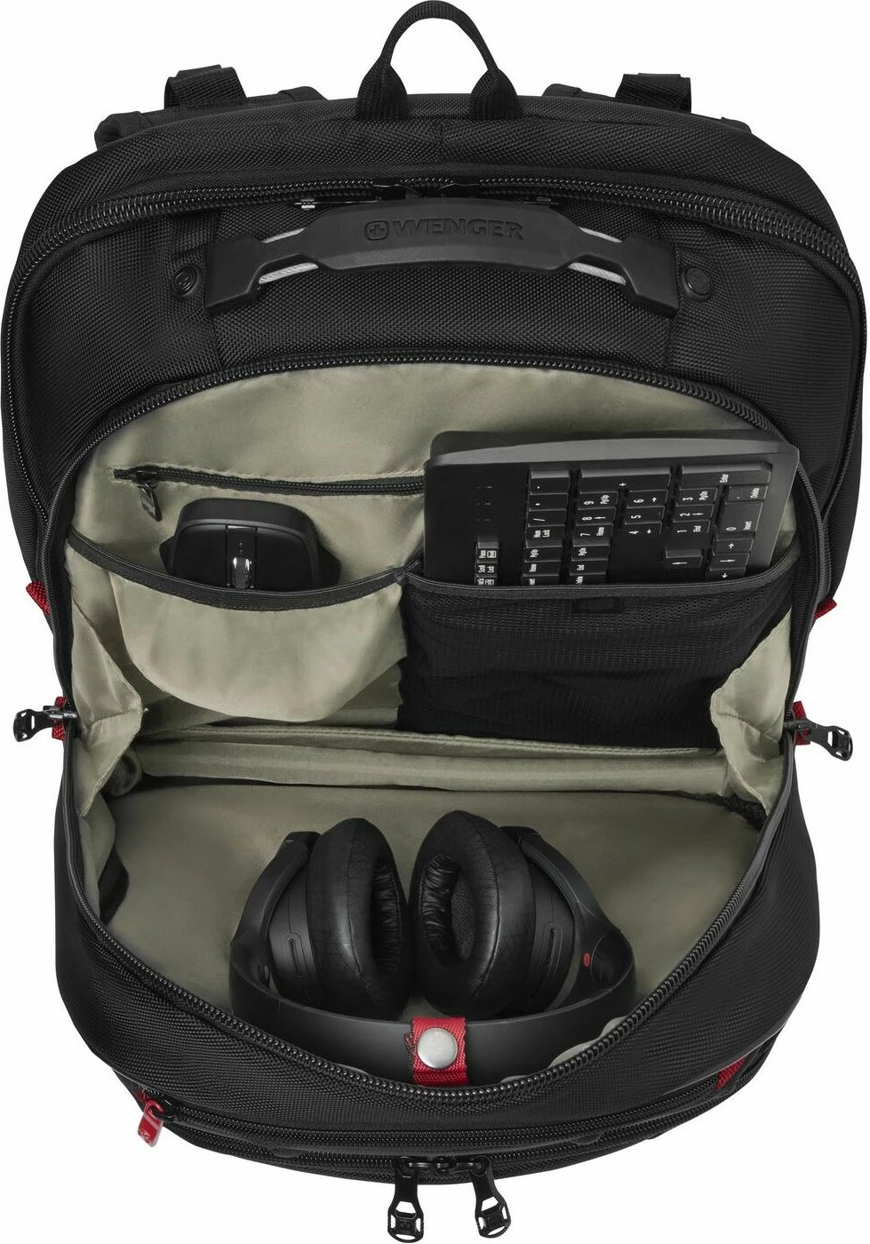 Çantë shpine Wenger Carbon Pro Business për laptop 15.6 inç, e zezë