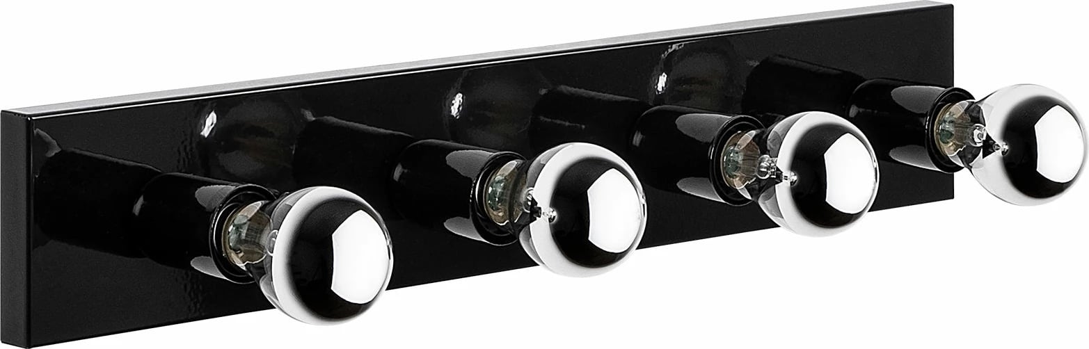 Llambë muri industriale, e zezë, Opviq Mirro - 12240