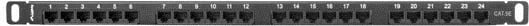 Patch panel Lanberg PPU5-0024-B, 0.5U, Metal, Zi
