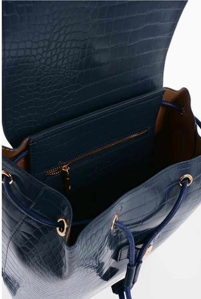 Backpack Moschino femra, i kaltër