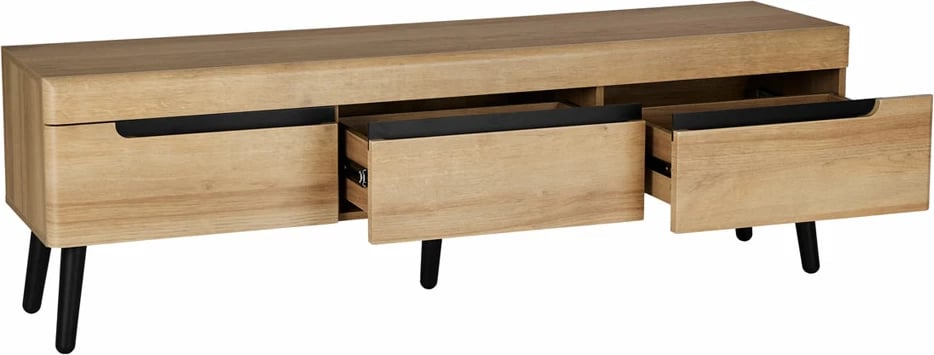 Komodë TV Grif, natyrale, 160x40x50
