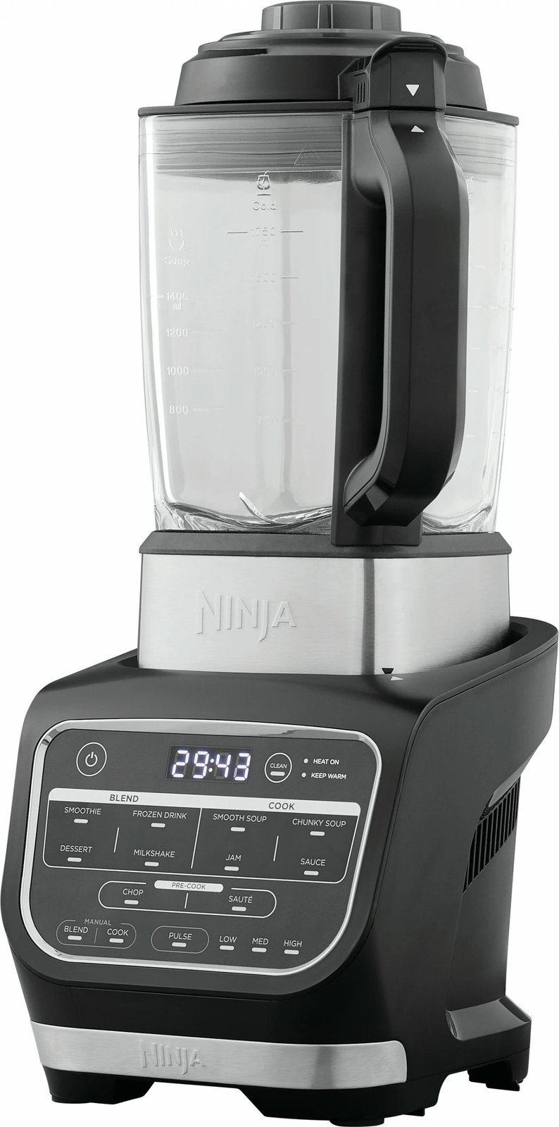 Blender Ninja HB150, 1.7 L, Butona, Ngjyrë e zezë