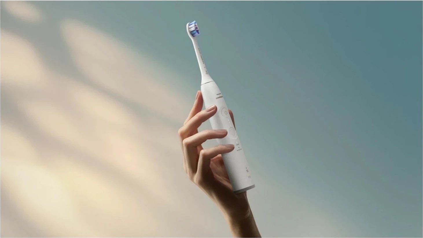 Furçë dhëmbësh sonic Philips Sonicare 6100 HX7400/01, e bardhë
