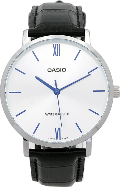 Orë dore për meshkuj Casio Collection Minimal, e zezë