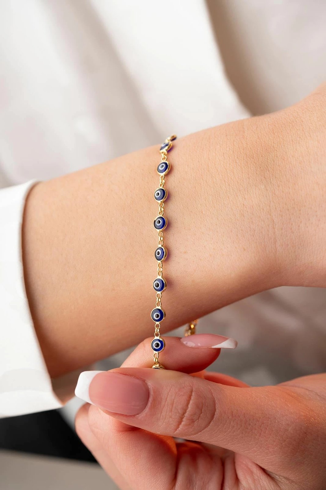 Byzylyk argjendi Jumeon, ngjyrë ari dhe kaltër, NRZ1000344