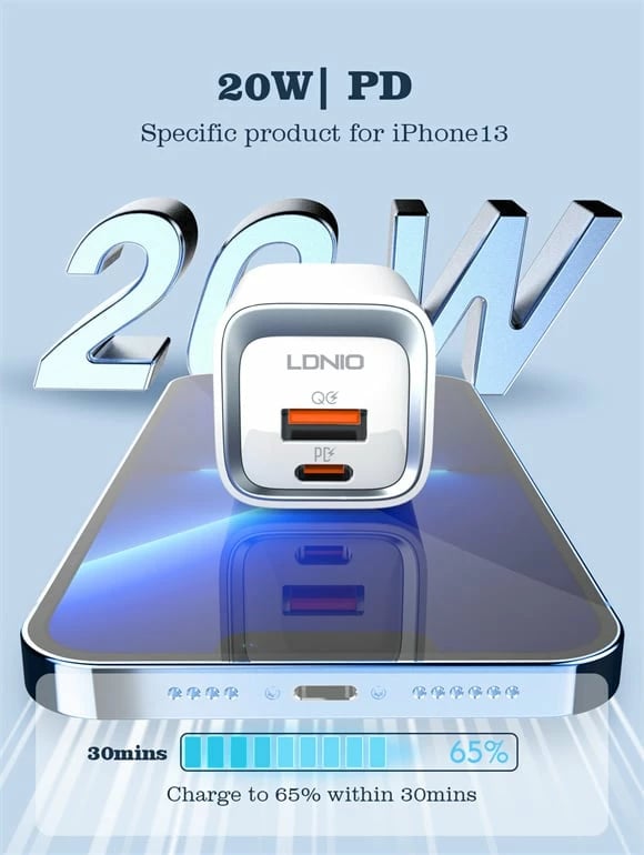 Karikues LDNIO A2318C (Bardhë) Karikues LDNIO A2318C (Bardhë)