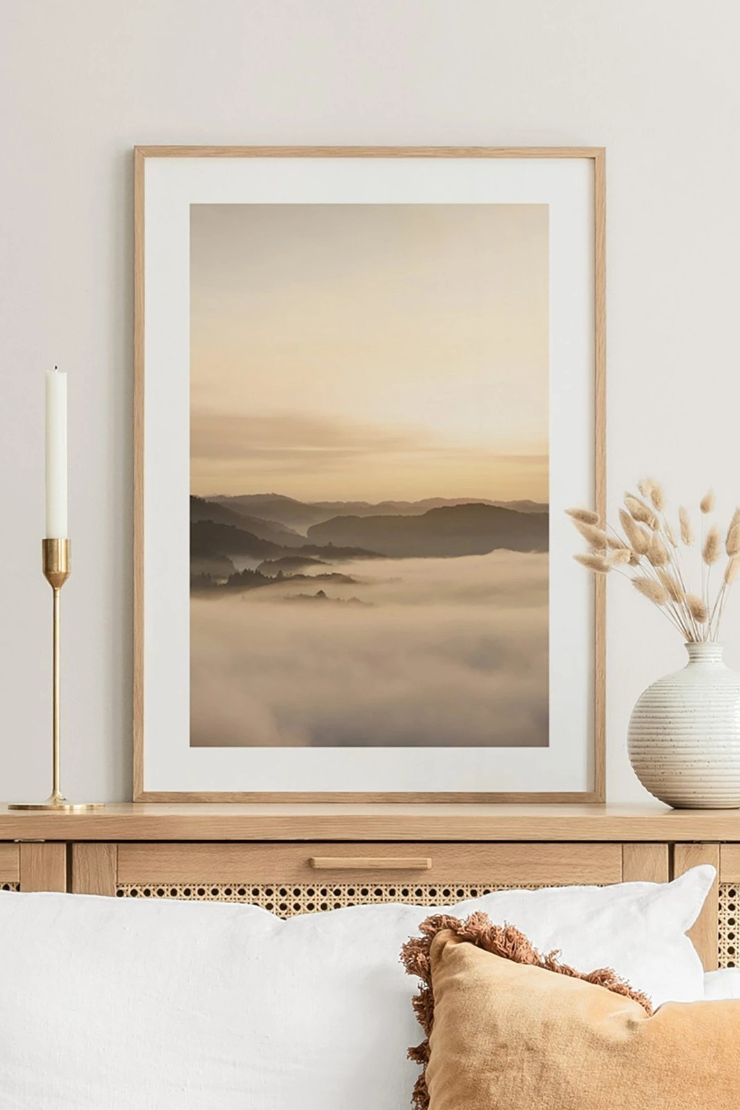 Pikturë dekorative me kornizë, Wallity, Tekhamcerceve124, shumëngjyrëshe, 33x48cm