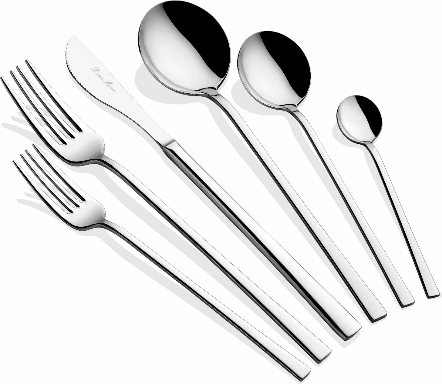 Set lugë, pirunë e thika (36 copë), Hermia Concept, Ella, ngjyrë argjendi