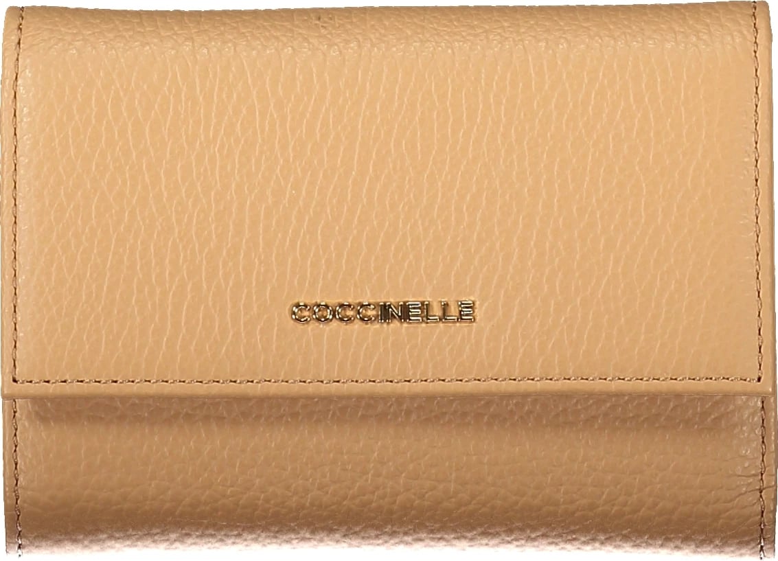 Portofol femra COCCINELLE Metallic Soft, kafe