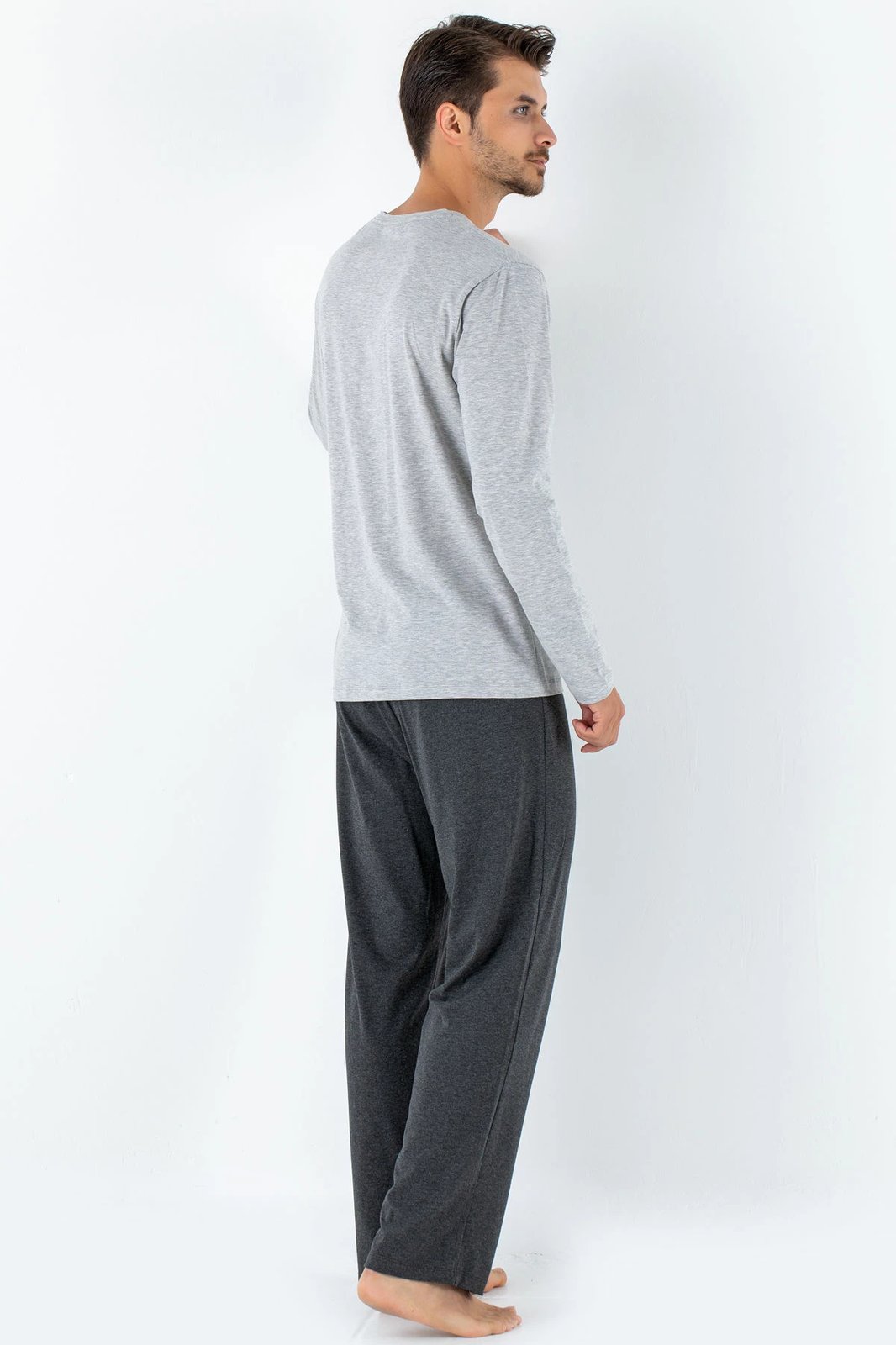 Set pizhamash për burra Jumeon, 002-000821, gri
