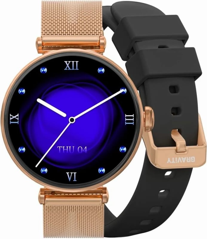 Smartwatch Gravity, rozë e zezë