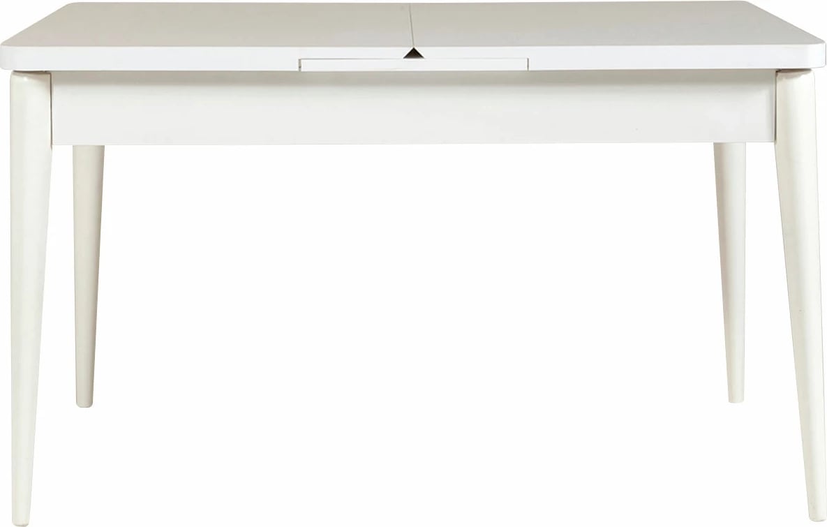 Set tavoline me karrige për ngrënie, e zgjatshme, 4 pjesë, Skye Decor, Vina 1048, ngjyrë bardhë dhe kaltër e errët