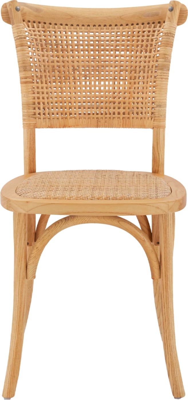 Karrige druri me ratan, ngjyrë natyrale, FH8752.01, 49x54x89 cm