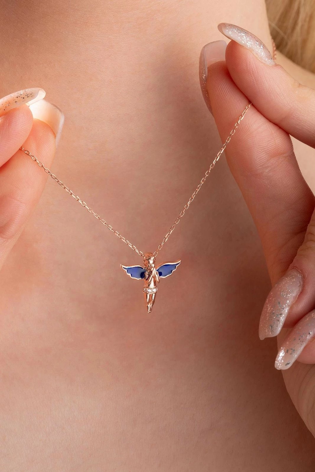 Varëse argjendi Jumeon, ngjyrë rozë ari dhe kaltër e errët, NRZ999066