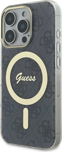 Mbështjellës Guess IML 4G MagSafe për iPhone 16 Pro, Zi Mbështjellës Guess IML 4G MagSafe për iPhone 16 Pro, Zi