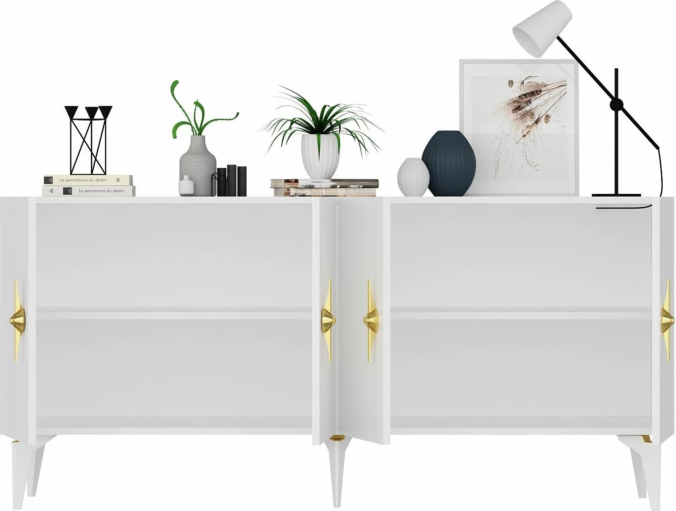 Konsolë Skye Decor, Zenit, e bardhë