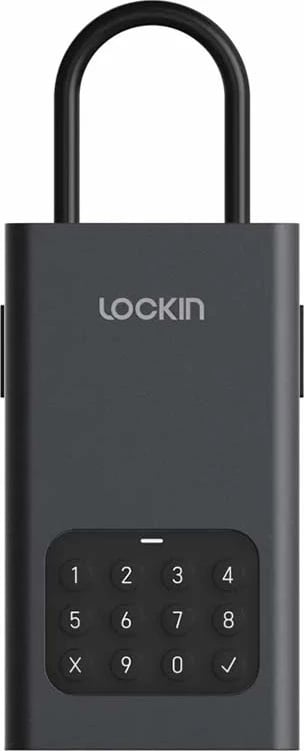 Kasafortë smart Lockin Lock BOX L1, kontroll me Bluetooth dhe PIN, IPX5, e zezë