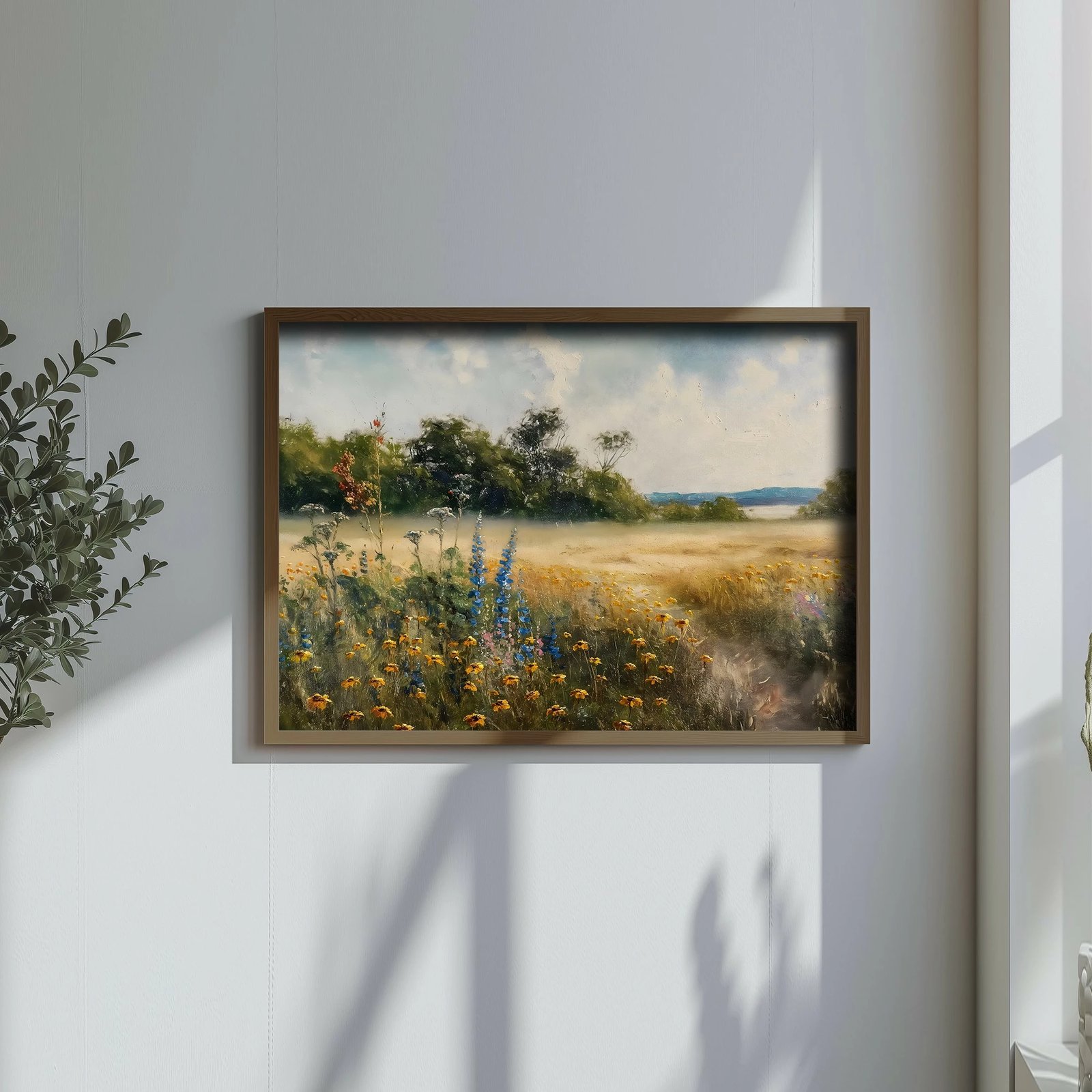 Pikturë dekorative me kornizë MDF, Wallity, GE183-L, shumëngjyrëshe