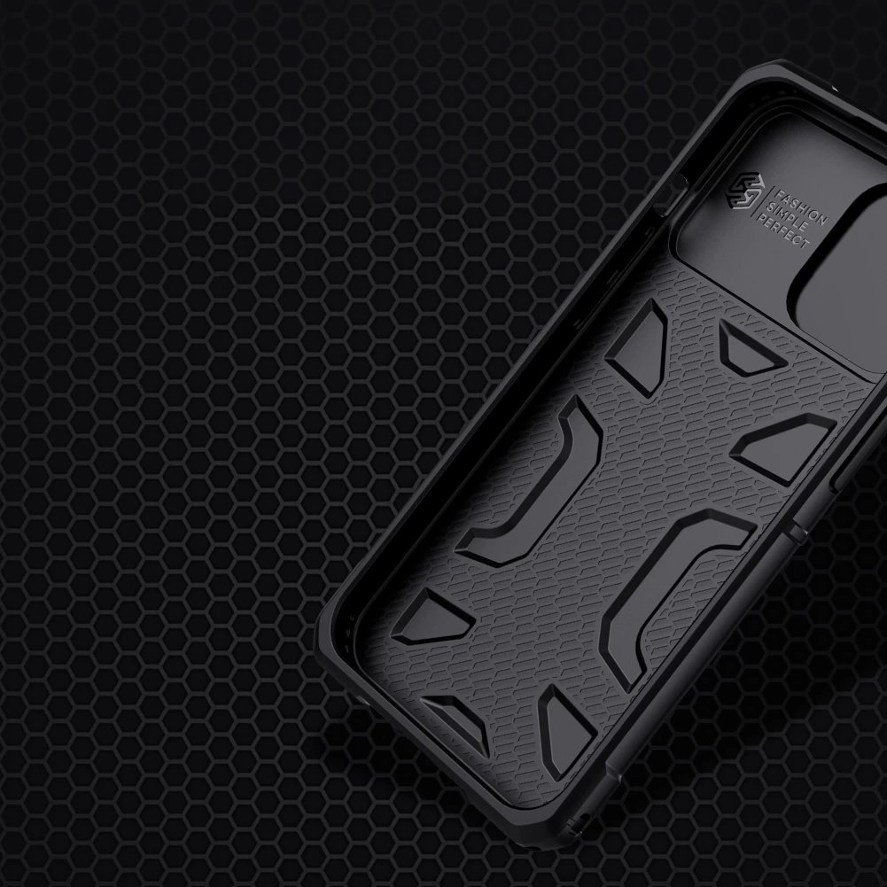 Mbështjellës Nillkin Adventurer Case për iPhone 13 Pro, me kapak kamere, i zi