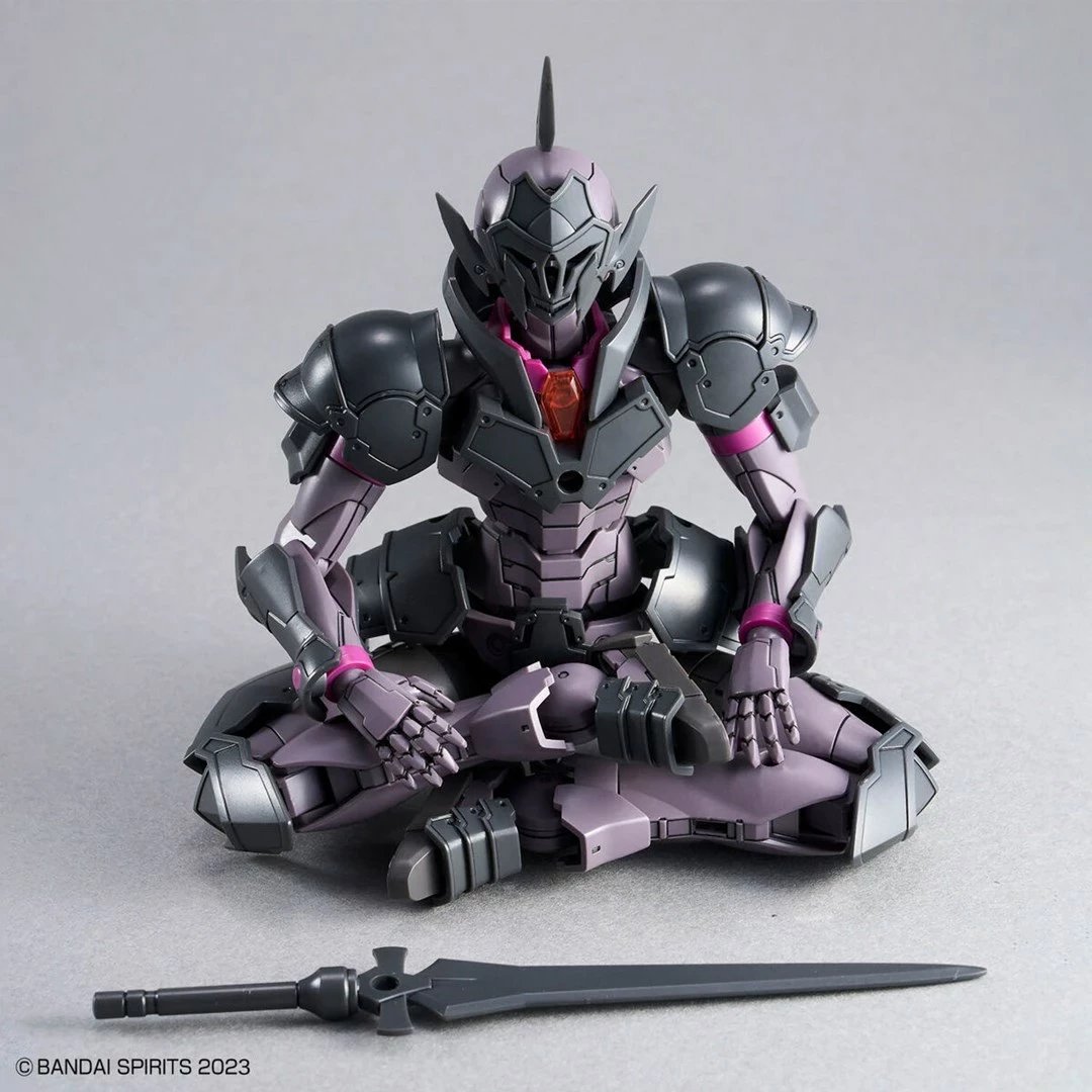 Figurë koleksionuese Bandai 30MF Rosan Knight, model ndërtimi, gri
