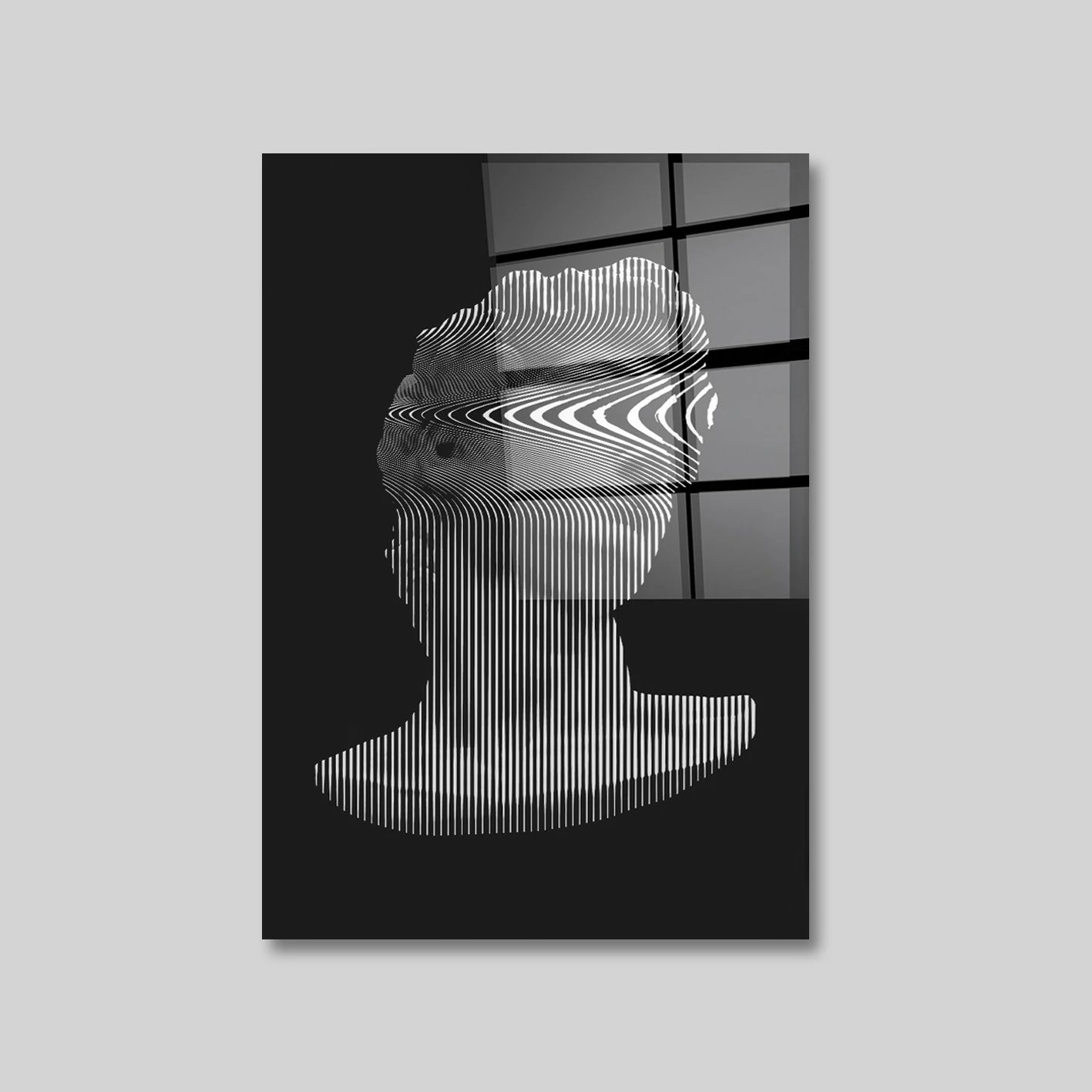 Pikturë dekorative prej xhami të temperuar, Wallity, CAM3758 - 70100