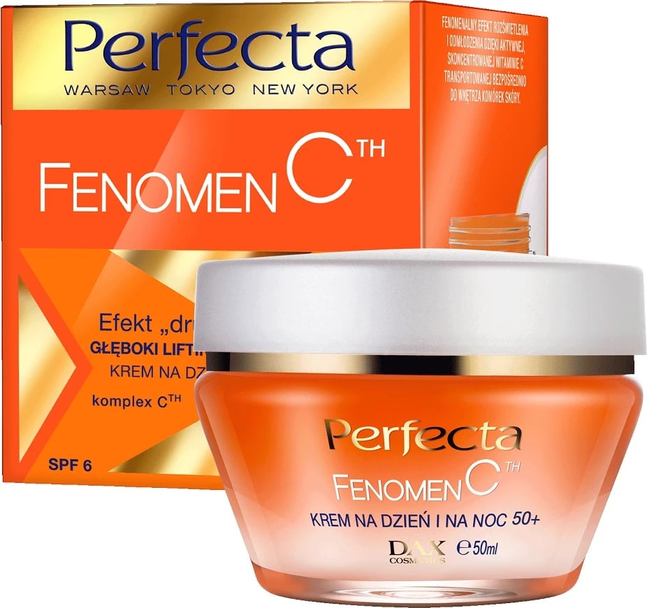 Krem fytyre ditë/natë për femra Perfecta Fenomen C Deep Lifting and Moisturizing 50+, 50ml