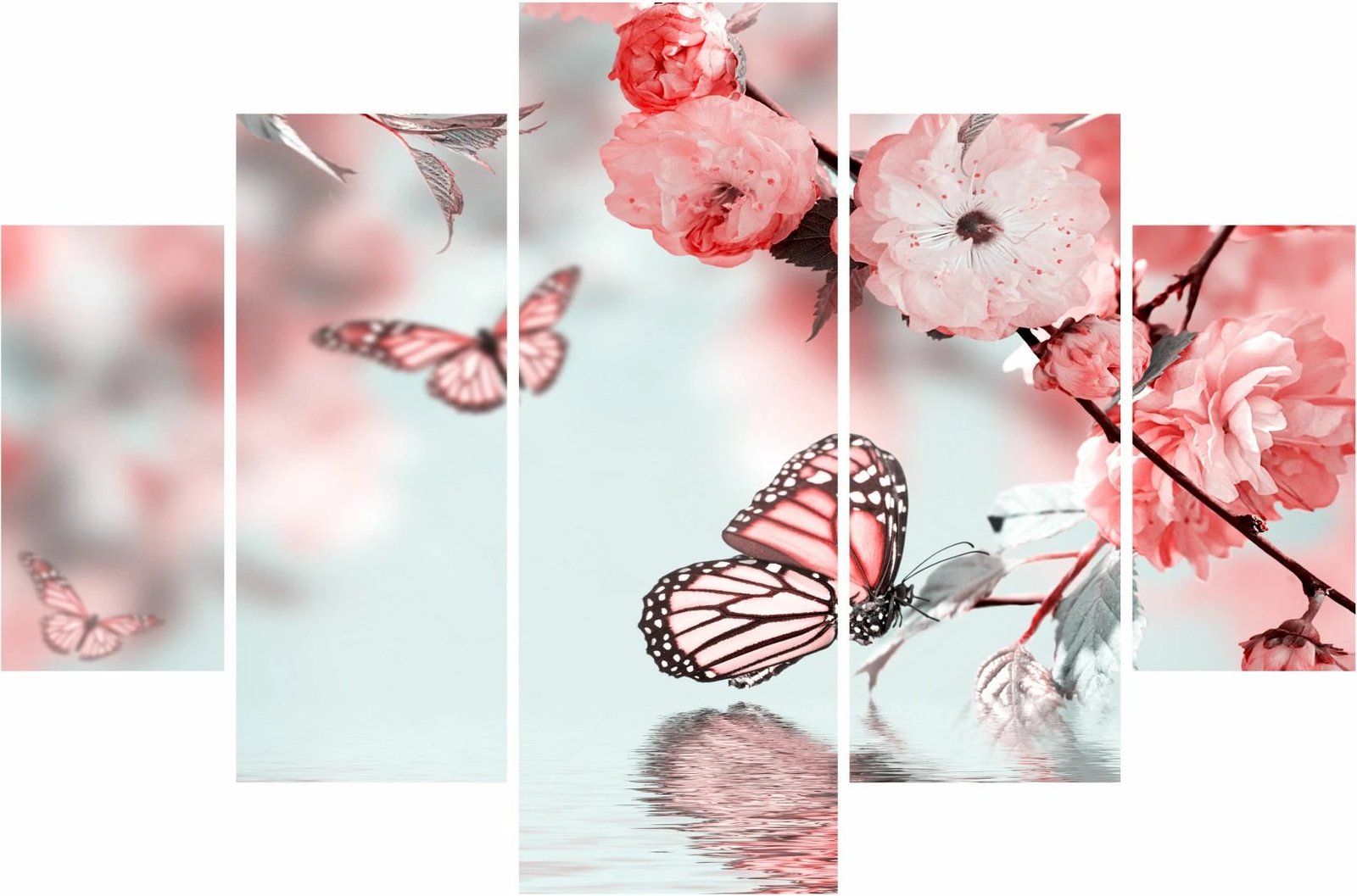 Pikturë dekorative MDF, 5 pjesë, Wallity, ST111