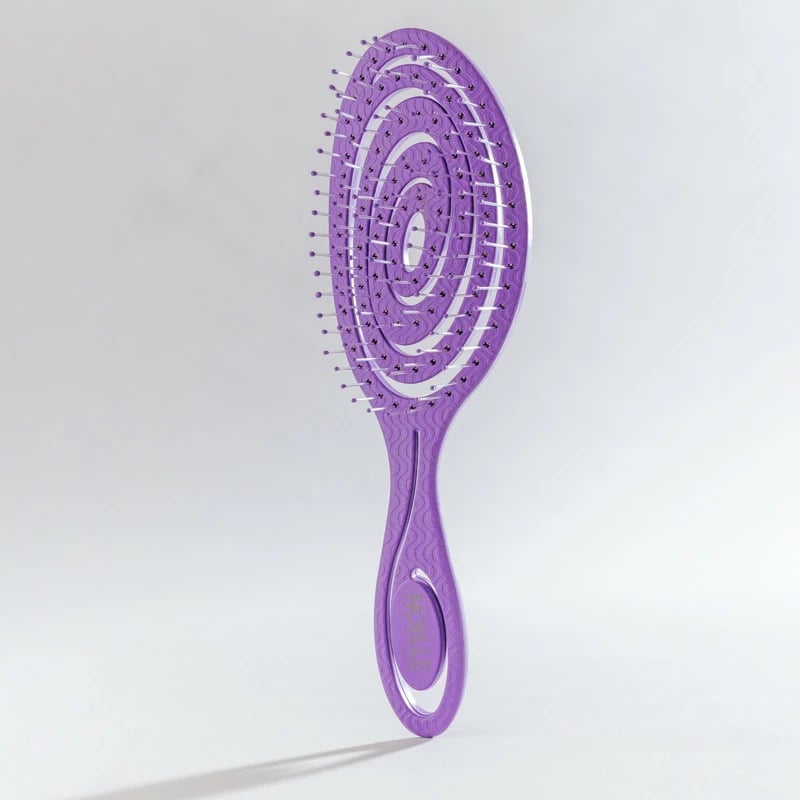 Noelle Eco-friendly hairbrush Purple Spiral