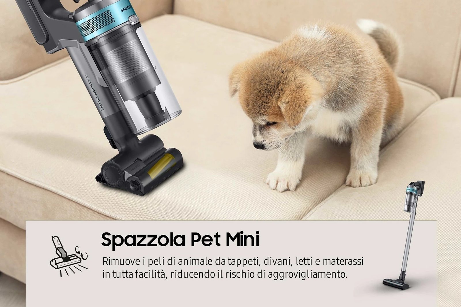 Fshesë dore Samsung VS20B75AGR1, Ngjyrë e zezë dhe mente