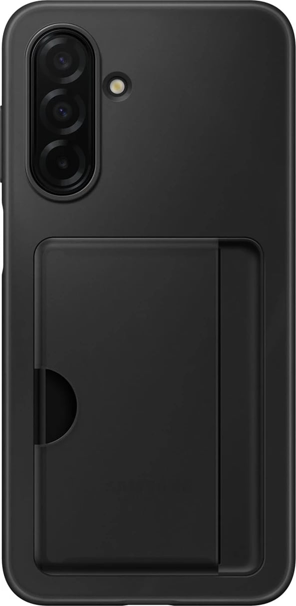 Mbështjellës Samsung Card Slot Case EF-OA266TBEGWW për Galaxy A26 5G, me xhep kartelash, i zi