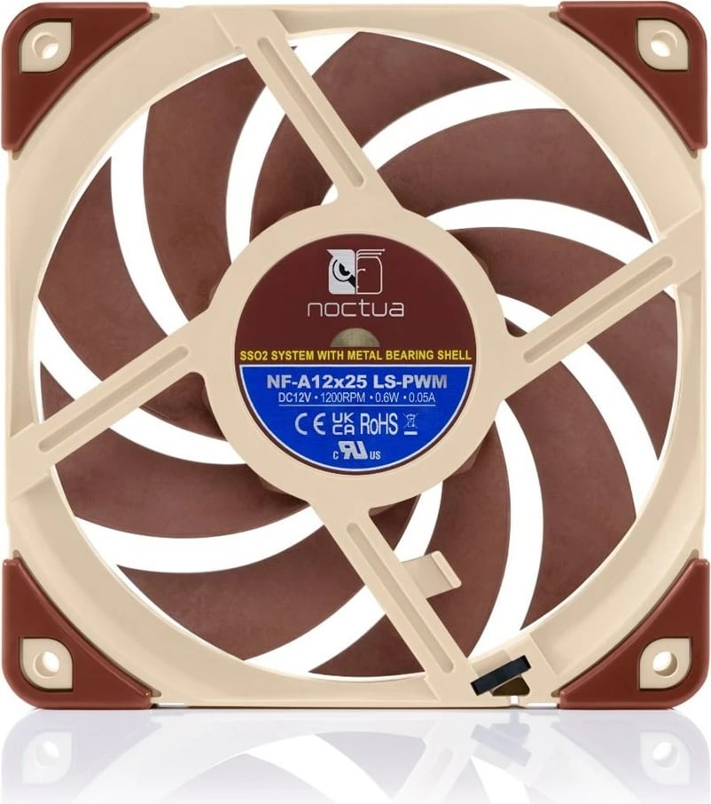 Ftohës Noctua NF-A12x25, 12cm, bronzë 