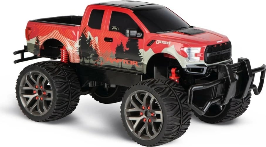 Makine RC Carrera Ford F-150 Raptor, 40cm, 2.4GHz, Kuqe e zezë Makine RC Carrera Ford F-150 Raptor, 40cm, 2.4GHz, Kuqe e zezë