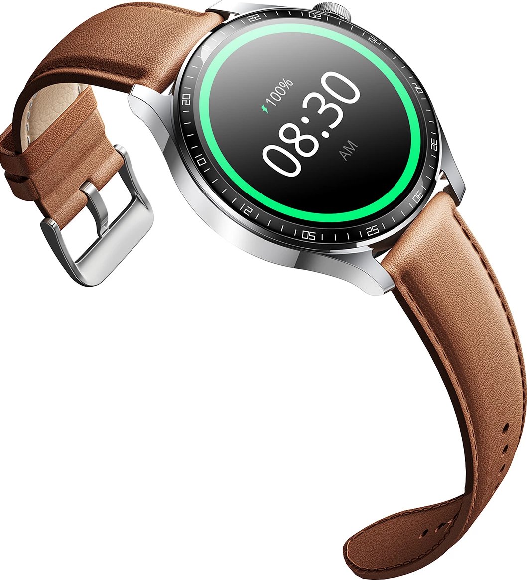 Smartwatch Joyroom JR-FC2 Pro, 1.46", Bluetooth, 350mAh, argjendtë, me rripa lëkure dhe silikoni