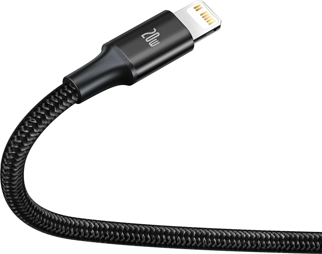 Kabllo 3n1 Baseus Rapid Series CAMLT-SC01, 1.5m, 20W, USB-C/Lightning/micro USB, e zezë Kabllo 3n1 Baseus Rapid Series CAMLT-SC01, 1.5m, 20W, USB-C/Lightning/micro USB, e zezë