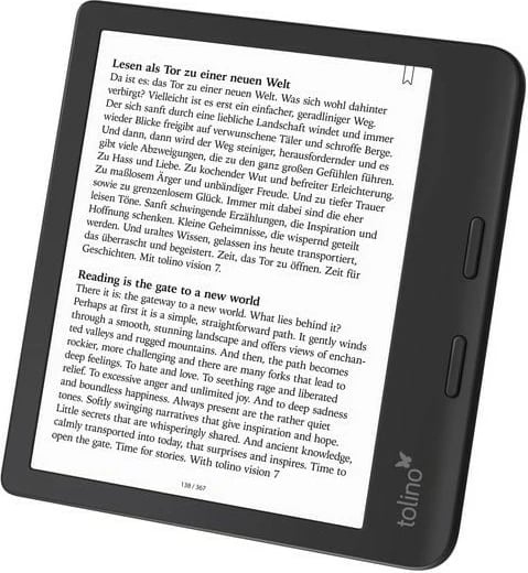 eBook reader Tolino 4016621130183, 7 inch, 32GB, E Ink Kaleido, i zi