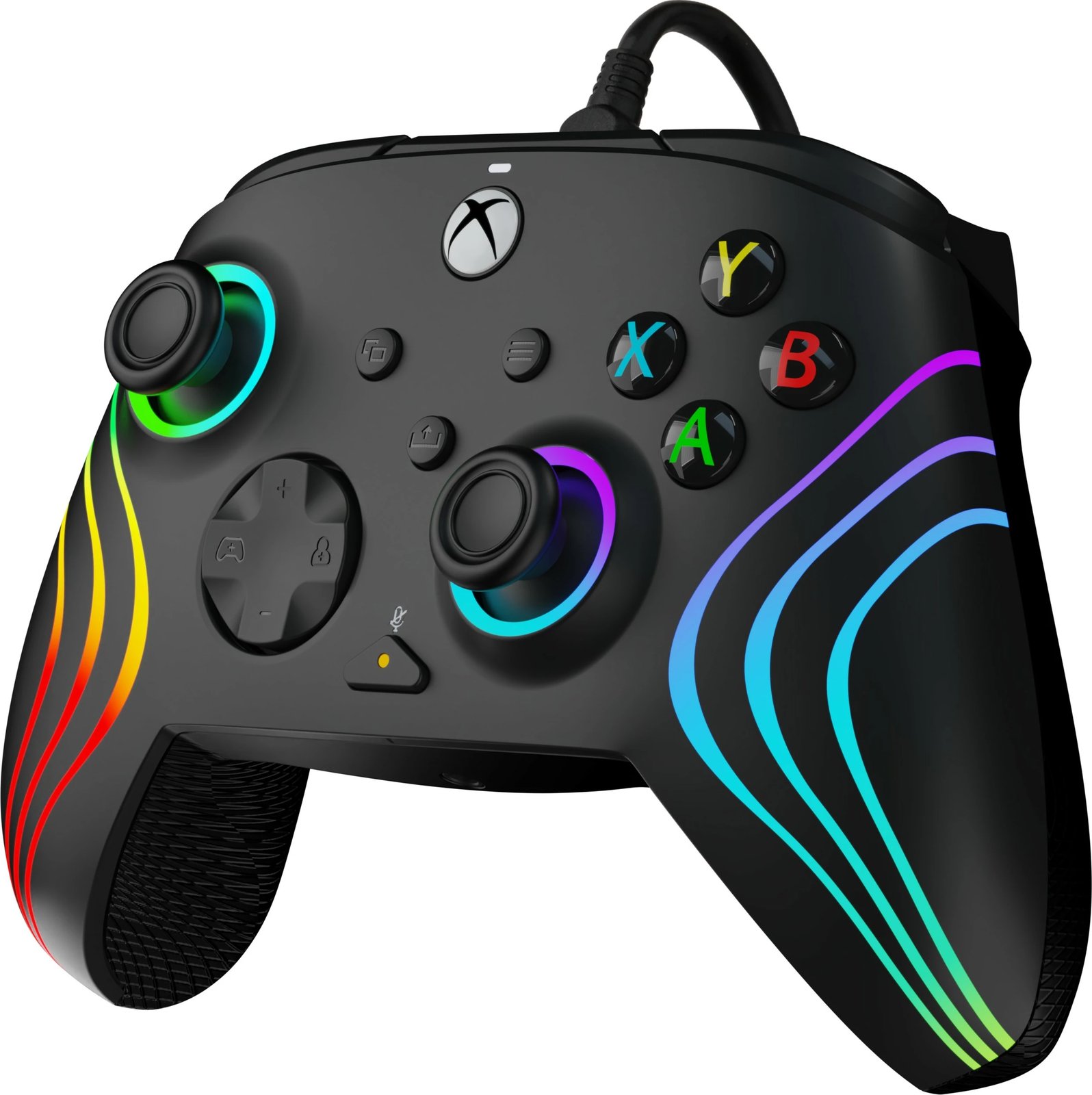 Gamepad PDP Afterglow Wave, PC, Xbox One, Xbox Series S/X, Wired, USB, i zi Gamepad PDP Afterglow Wave, PC, Xbox One, Xbox Series S/X, Wired, USB, i zi