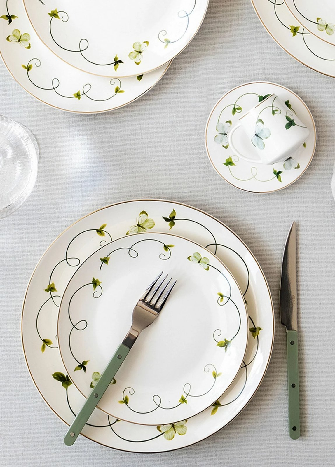 Set pjatash ëmbëlsirash (6 copë), Hermia, DNR0067