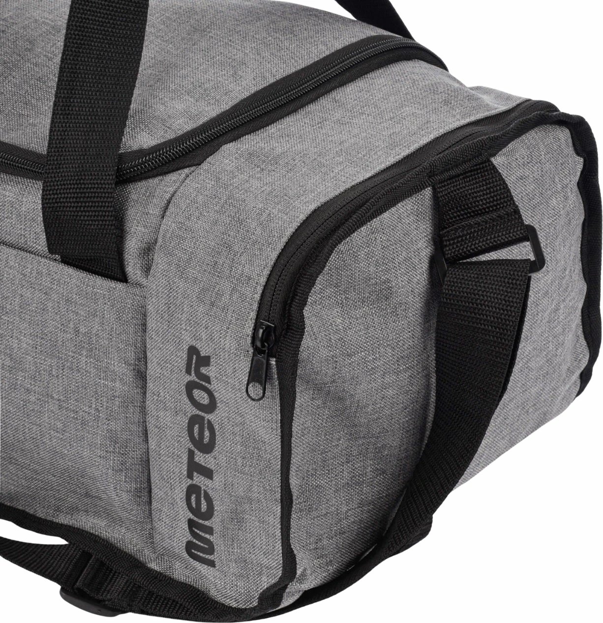 Çantë sportive Meteor unisex, gri-e zezë