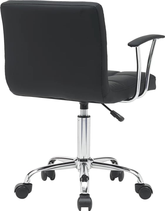 Karrige zyre Buleco pu e zezë 56x46x74-86cm