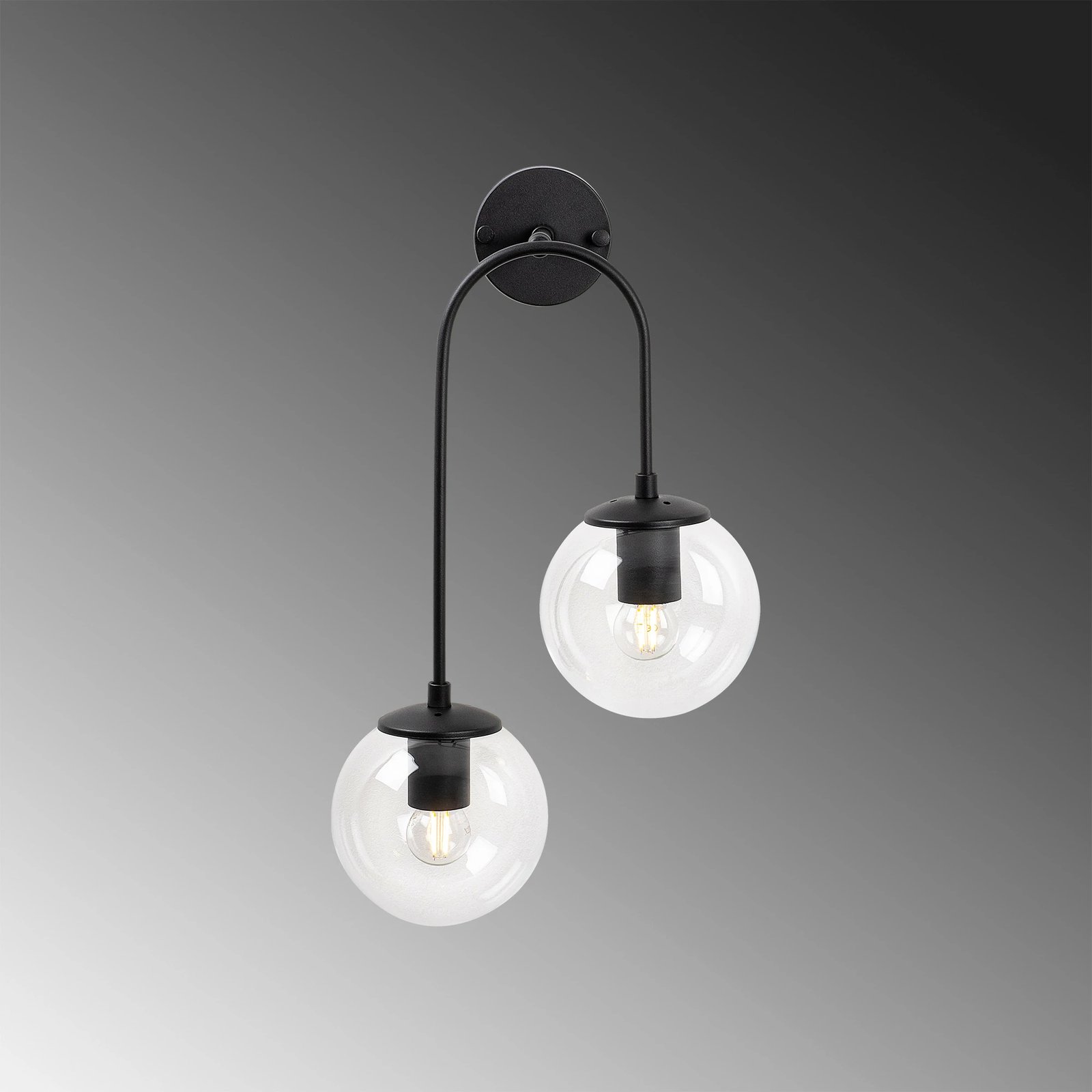 Llambë muri Opviq, Jewel - 10570, ngjyrë e zezë