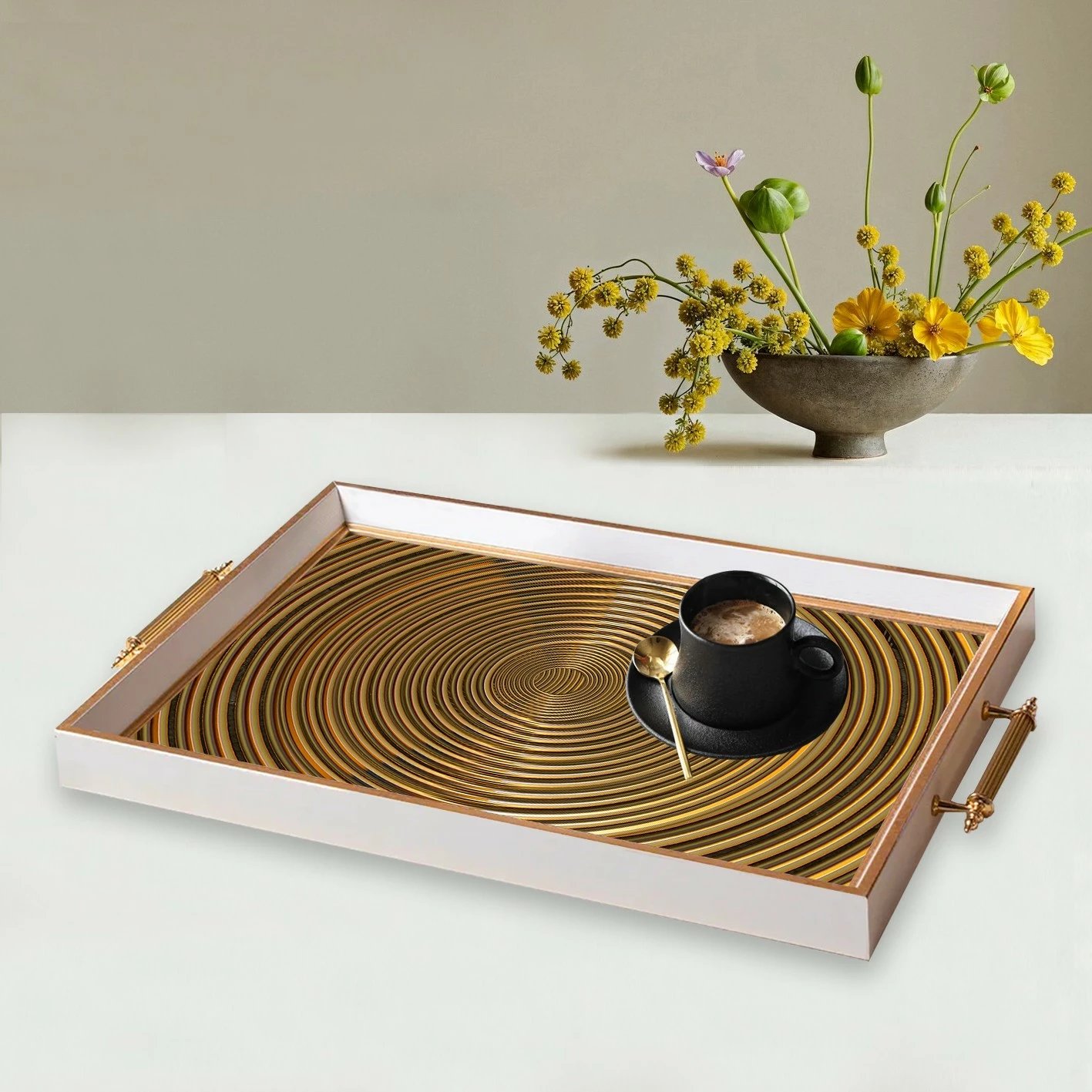 Tabaka qelqi Aberto Design, shumëngjyrëshe, TPB9829, 50x29x3.5 cm