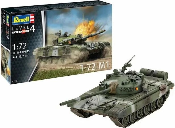 Model plastik tank Revell T-72 M1, 1:72, 161 pjesë Model plastik tank Revell T-72 M1, 1:72, 161 pjesë