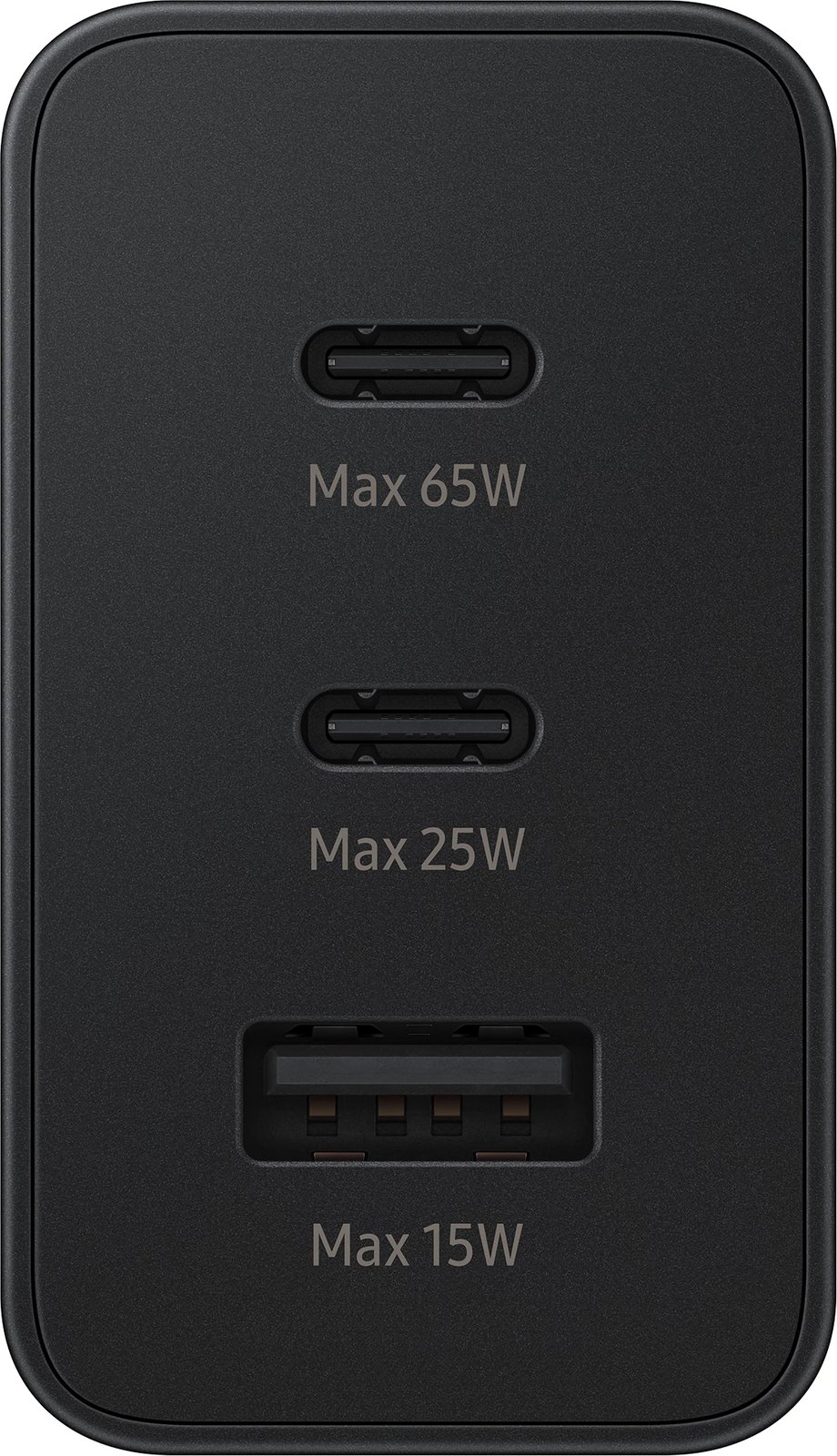 Karikues muri Samsung EP-T6530NBEGEU, 65W, 2x USB-C, 1x USB-A, i zi