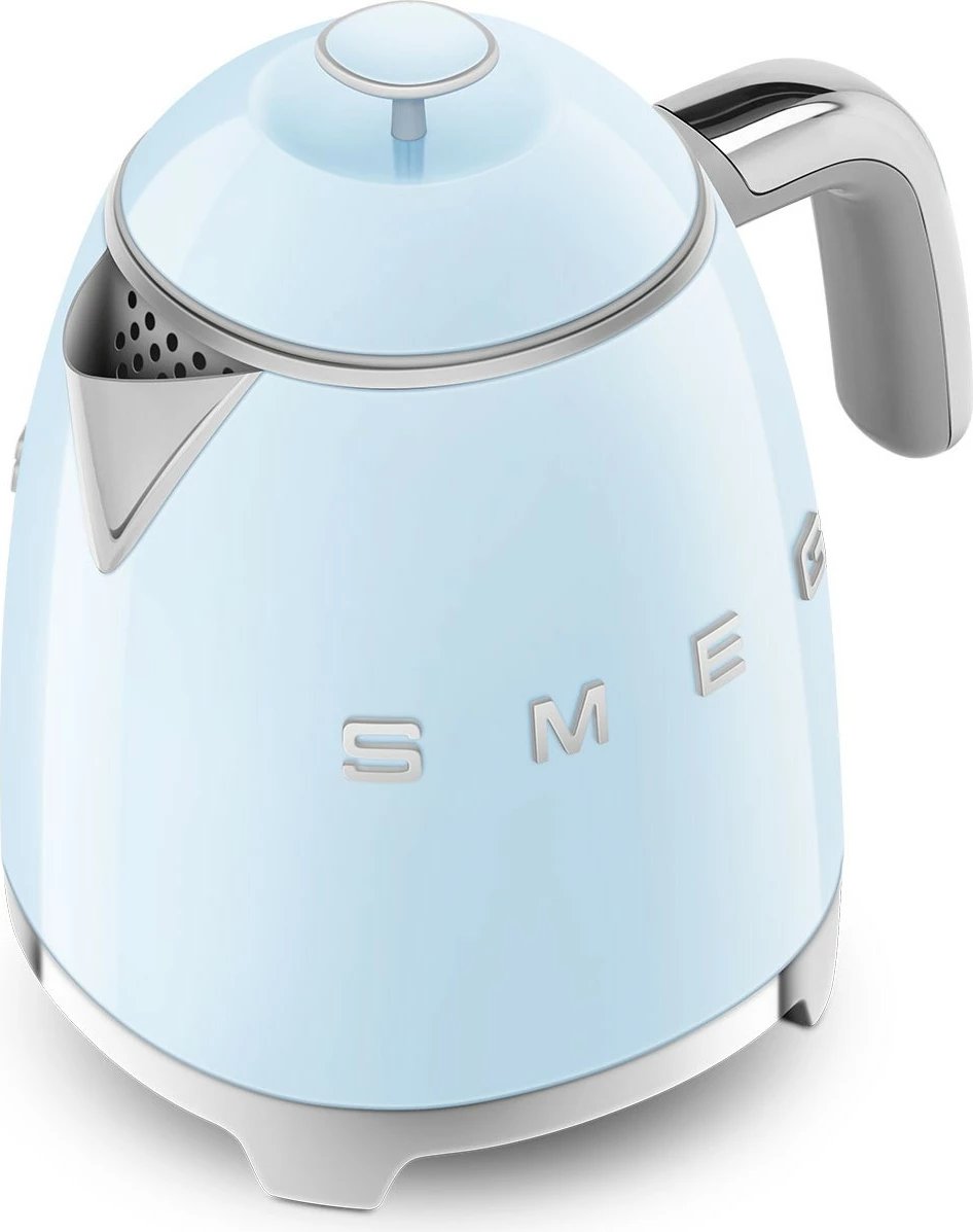 Ibrik elektrik SMEG KLF05PBEU mini, 1400W, 0.8L, kaltër