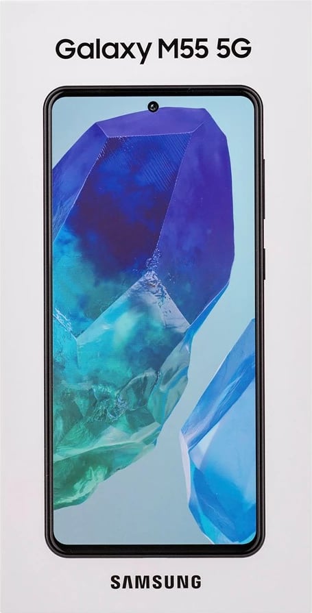 Celular Samsung Galaxy M55, 6.7", 8 GB RAM, 256 GB, 5000 mAh, Gjelbër